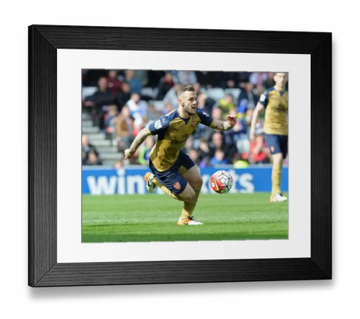 Framed Print : Jack Wilshere in Action: Arsenal vs. Sunderland (2015-16)