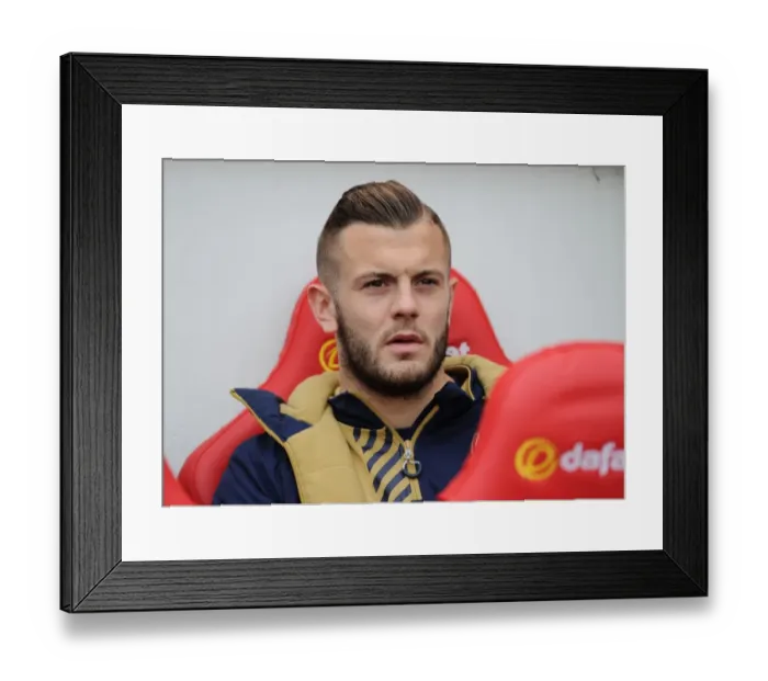Framed Print : Jack Wilshere: Ready to Sub in for Arsenal against Sunderland, Premier League 2015-16 Framed Print : Jack Wilshere: Ready to Sub in for Arsenal against Sunderland, Premier League 2015-16