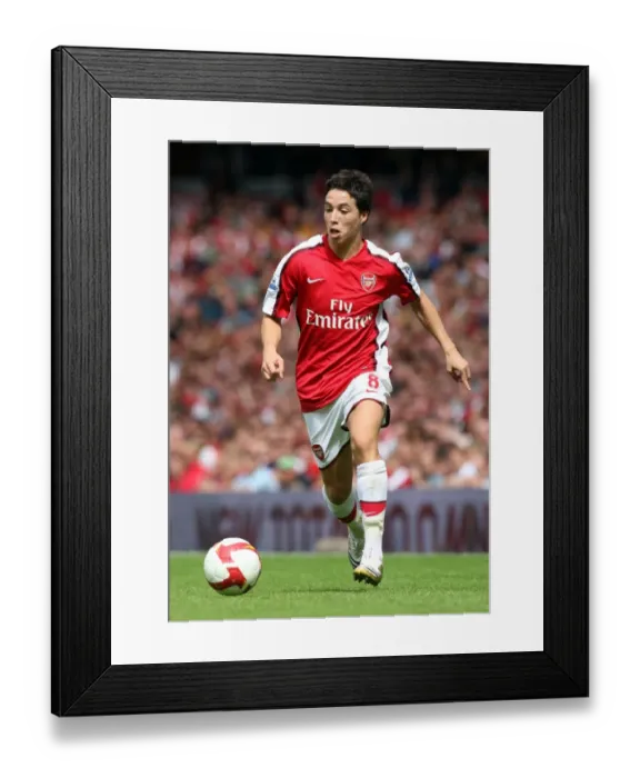 Framed Print : Samir Nasri Scores the Thriller: Arsenal's 1-0 Victory over West Bromwich Albion, FA Premier League, 2008