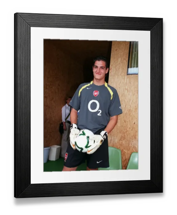 Framed Print : Vito Mannone (Arsenal). FC Utrecht v Arsenal. Arsenal Pre Season Friendly Framed Print : Vito Mannone (Arsenal). FC Utrecht v Arsenal. Arsenal Pre Season Friendly
