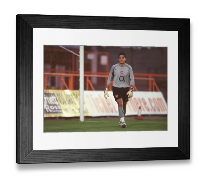 Framed Print : Vito Mannone's Heroics: Arsenal's Thrilling 5-3 Victory Over Portsmouth Reserves Framed Print : Vito Mannone's Heroics: Arsenal's Thrilling 5-3 Victory Over Portsmouth Reserves