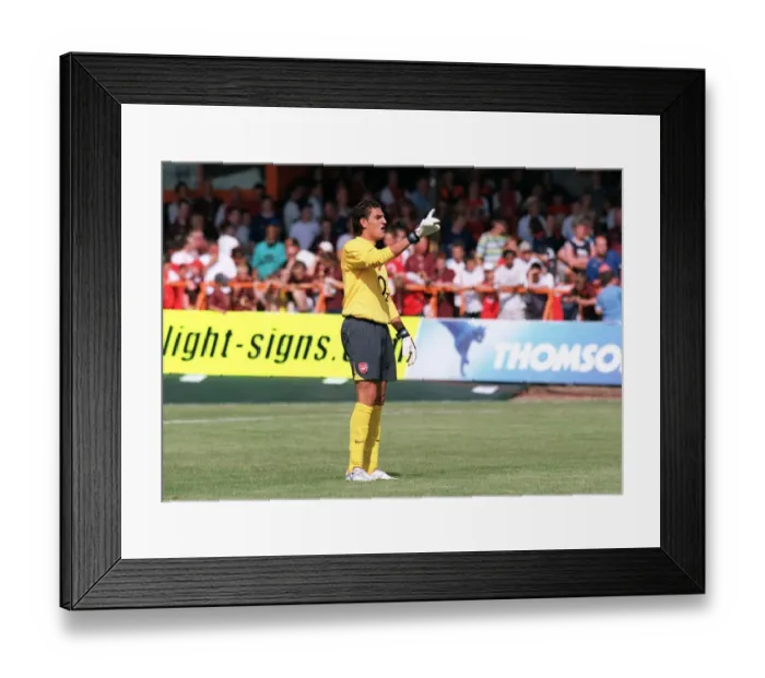 Framed Print : Arsenal Football Club's Unyielding Guardian: Mannone