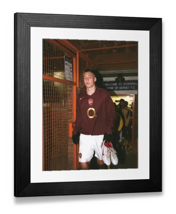 Framed Print : Nicklas Bendtner vs Southampton Reserves: Intense Battle at Underhill, Arsenal Reserves 2: 2 Framed Print : Nicklas Bendtner vs Southampton Reserves: Intense Battle at Underhill, Arsenal Reserves 2: 2