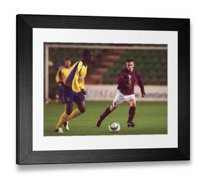 Framed Print : Arsenal's Elston and Anaclet Face Off in Intense Reserve Battle: 2-2 Stalemate at Underhill Framed Print : Arsenal's Elston and Anaclet Face Off in Intense Reserve Battle: 2-2 Stalemate at Underhill