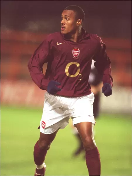Arsenal's Jay Simpson Scores in 2-2 Draw Against Southampton Reserves, FA Premier Reserve League South, Underhill, Barnet, 14 / 11 / 05
