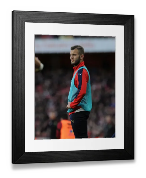 Framed Print : Jack Wilshere in Action: Arsenal vs. Norwich City (2015-16)