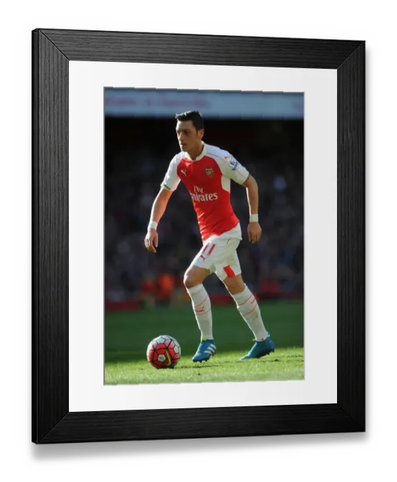 Framed Print : Mesut Ozil in Action: Arsenal vs Norwich City, Premier League 2015-16 Framed Print : Mesut Ozil in Action: Arsenal vs Norwich City, Premier League 2015-16