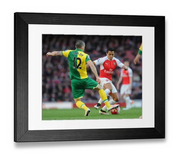 Framed Print : Sanchez vs. Brady: A Football Showdown - Arsenal's Victory over Norwich City (2015-16) Framed Print : Sanchez vs. Brady: A Football Showdown - Arsenal's Victory over Norwich City (2015-16)