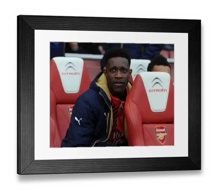 Framed Print : Danny Welbeck on the Arsenal Bench: Arsenal vs Norwich City (2016) Framed Print : Danny Welbeck on the Arsenal Bench: Arsenal vs Norwich City (2016)