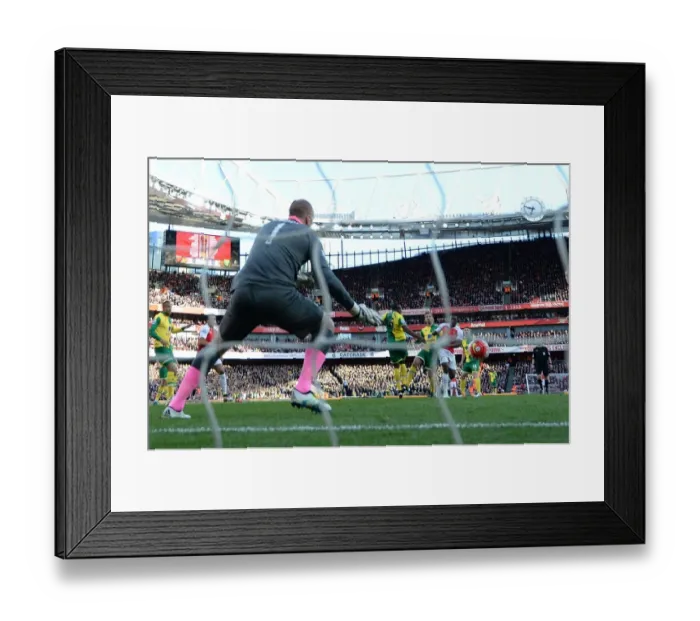 Framed Print : Danny Welbeck Scores the Winning Goal: Arsenal vs. Norwich City, Premier League 2015-16 Framed Print : Danny Welbeck Scores the Winning Goal: Arsenal vs. Norwich City, Premier League 2015-16