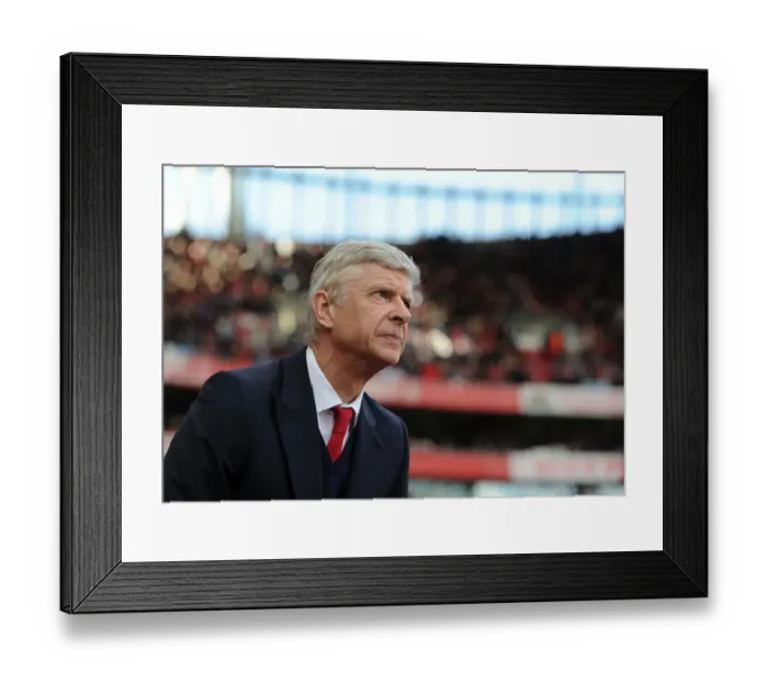 Framed Print : Arsene Wenger: Arsenal Manager before Arsenal vs Norwich City (2016) Framed Print : Arsene Wenger: Arsenal Manager before Arsenal vs Norwich City (2016)