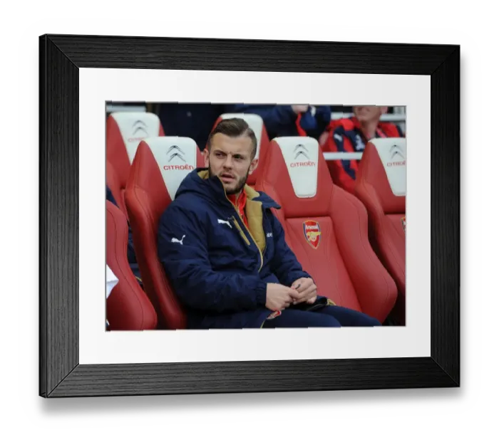 Framed Print : Jack Wilshere on the Arsenal Bench: Idle but Hopeful, Arsenal v Norwich City, Premier League 2015-16 Framed Print : Jack Wilshere on the Arsenal Bench: Idle but Hopeful, Arsenal v Norwich City, Premier League 2015-16