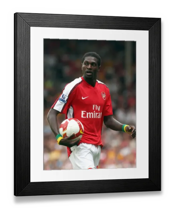 Framed Print : Emmanuel Adeabyor (Arsenal) Framed Print : Emmanuel Adeabyor (Arsenal)