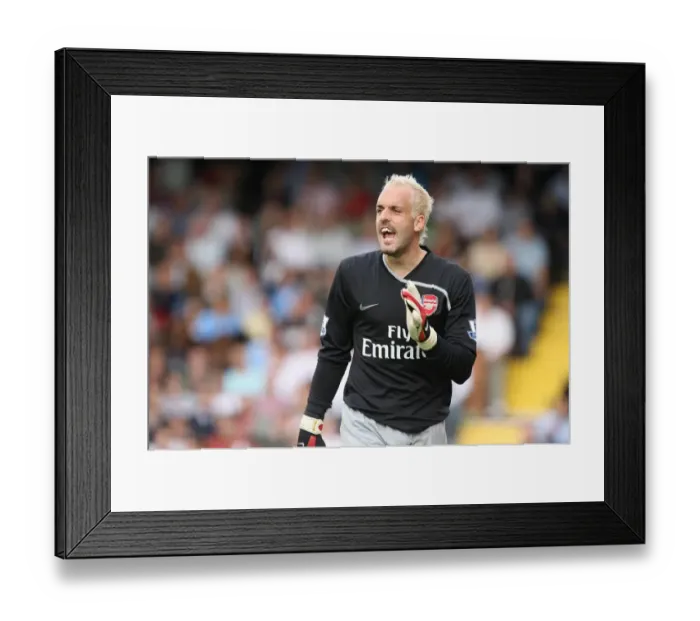 Framed Print : Manuel Almunia: Arsenal's Hero at Craven Cottage (Fulham 1:0 Arsenal, 2008) Framed Print : Manuel Almunia: Arsenal's Hero at Craven Cottage (Fulham 1:0 Arsenal, 2008)