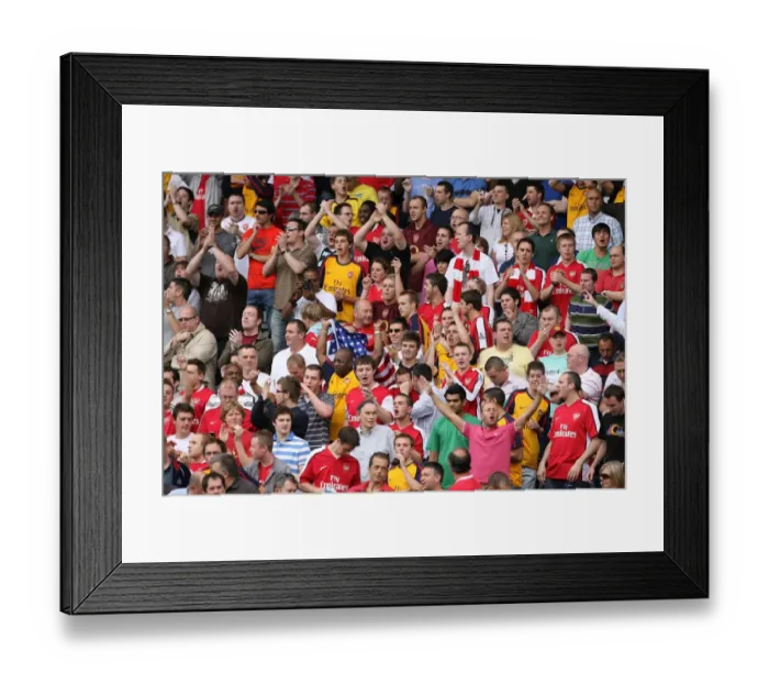 Framed Print : Arsenal fans Framed Print : Arsenal fans