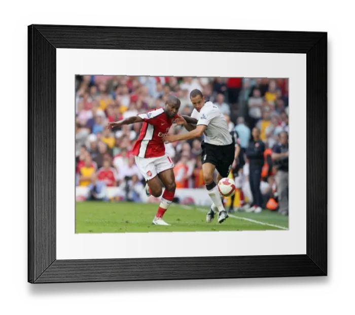 Framed Print : Gallas vs. Zamora: A Battle at Craven Cottage - Fulham Edge Past Arsenal 1-0 in Premier League Framed Print : Gallas vs. Zamora: A Battle at Craven Cottage - Fulham Edge Past Arsenal 1-0 in Premier League
