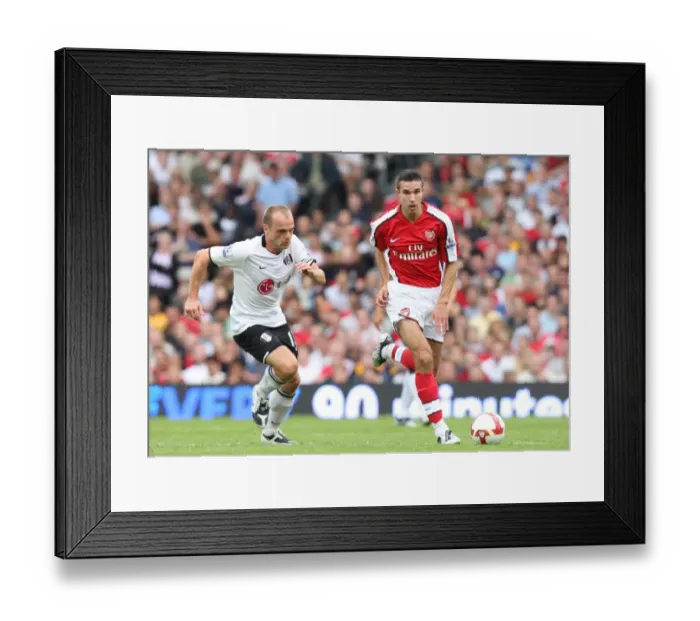 Framed Print : Van Persie vs. Murphy: A Rivalry Ignites - Fulham 1:0 Arsenal, Premier League, 2008 Framed Print : Van Persie vs. Murphy: A Rivalry Ignites - Fulham 1:0 Arsenal, Premier League, 2008