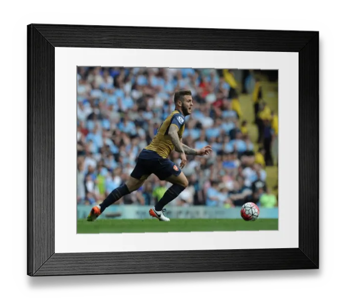 Framed Print : Jack Wilshere vs Manchester City: Premier League Showdown (May 2016) Framed Print : Jack Wilshere vs Manchester City: Premier League Showdown (May 2016)