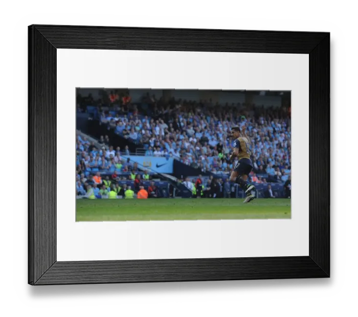 Framed Print : Alexis Sanchez Scores the Second: Arsenal's Victory at Manchester City, Premier League 2015-16 Framed Print : Alexis Sanchez Scores the Second: Arsenal's Victory at Manchester City, Premier League 2015-16