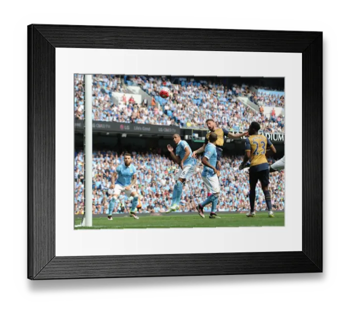 Framed Print : Giroud's Decisive Goal: Arsenal Secures Premier League Victory over Manchester City (2015-16) Framed Print : Giroud's Decisive Goal: Arsenal Secures Premier League Victory over Manchester City (2015-16)
