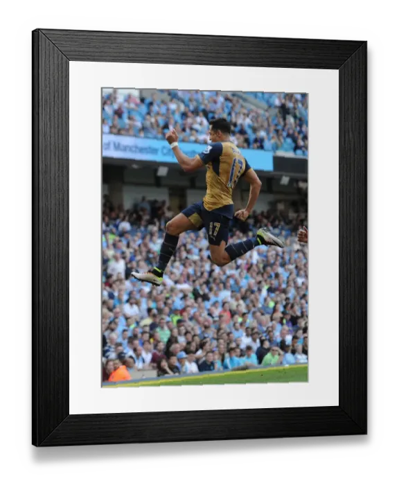 Framed Print : Alexis Sanchez Scores Arsenal's Second Goal: Manchester City vs. Arsenal (May 2016) Framed Print : Alexis Sanchez Scores Arsenal's Second Goal: Manchester City vs. Arsenal (May 2016)