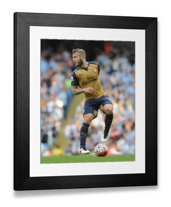 Framed Print : Manchester Derby Showdown: Wilshere vs. City (May 2016) Framed Print : Manchester Derby Showdown: Wilshere vs. City (May 2016)
