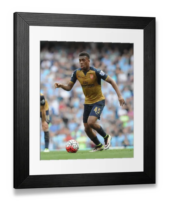Framed Print : Clash in the Premier League: Alex Iwobi's Determined Performance Against Manchester City (May 2016) Framed Print : Clash in the Premier League: Alex Iwobi's Determined Performance Against Manchester City (May 2016)