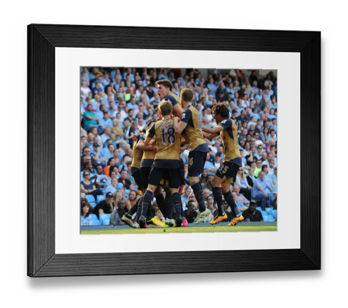 Framed Print : Alexis Sanchez Scores Arsenal's Second Goal: Manchester City vs Arsenal (May 2016) Framed Print : Alexis Sanchez Scores Arsenal's Second Goal: Manchester City vs Arsenal (May 2016)