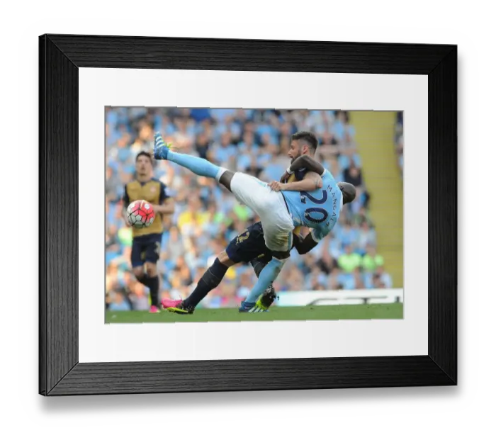 Framed Print : Clash at The Etihad: Premier League Showdown - Manchester City vs. Arsenal (2016) Framed Print : Clash at The Etihad: Premier League Showdown - Manchester City vs. Arsenal (2016)
