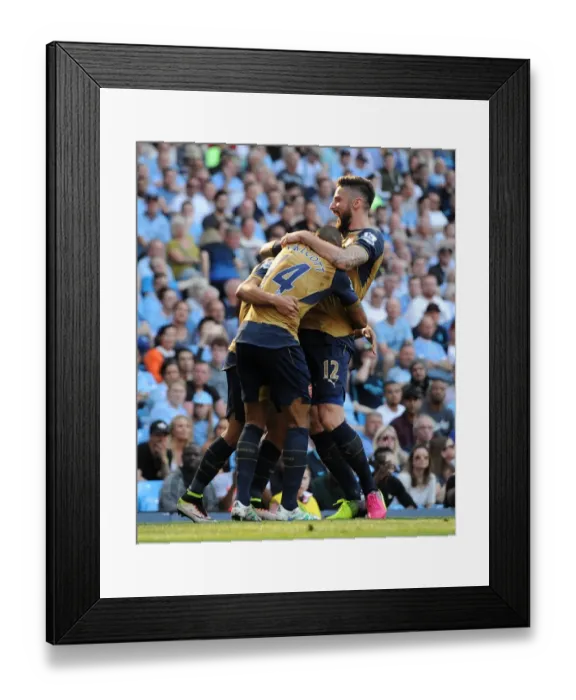 Framed Print : Arsenal's Unstoppable Duo: Sanchez and Giroud Celebrate Goals Against Manchester City (May 2016) Framed Print : Arsenal's Unstoppable Duo: Sanchez and Giroud Celebrate Goals Against Manchester City (May 2016)