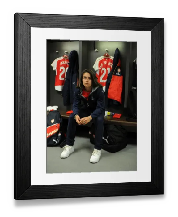 Framed Print : Arsenal's Danielle van de Donk Gears Up for FA Cup Final Clash Against Chelsea Ladies