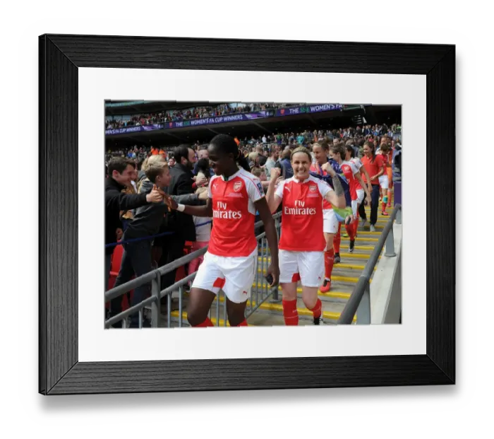 Framed Print : Arsenal Ladies Celebrate FA Cup Victory: Oshoala and Smith's Triumph over Chelsea Ladies Framed Print : Arsenal Ladies Celebrate FA Cup Victory: Oshoala and Smith's Triumph over Chelsea Ladies