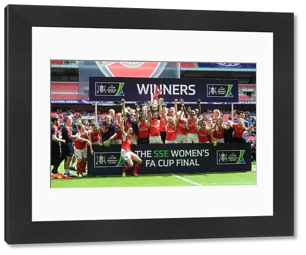 Arsenal Ladies Celebrate FA Cup Victory: Arsenal vs. Chelsea, 2016