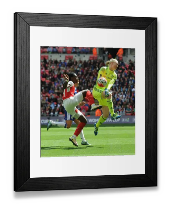Framed Print : Arsenal vs Chelsea: FA Women's Cup Final - A Battle of Stars: Oshoala vs Lindahl Framed Print : Arsenal vs Chelsea: FA Women's Cup Final - A Battle of Stars: Oshoala vs Lindahl