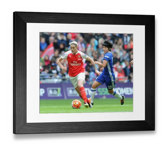 Framed Print : Arsenal vs. Chelsea: FA Women's Cup Final Showdown - Smith vs. Ji Clash at Wembley Stadium (2016) Framed Print : Arsenal vs. Chelsea: FA Women's Cup Final Showdown - Smith vs. Ji Clash at Wembley Stadium (2016)