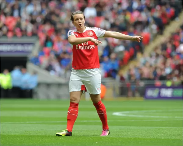 FA Women's Cup Final: Arsenal's Josephine Henning Fights for Victory Against Chelsea Ladies