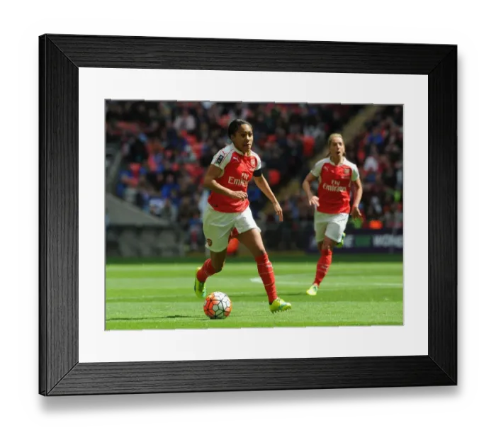 Framed Print : FA Cup Final 2016: Arsenal Ladies vs. Chelsea Ladies - A Showdown at Wembley Stadium