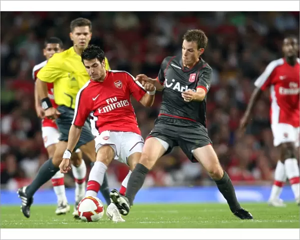 Cesc Fabregas (Arsenal) Wout Brama (Arsenal)