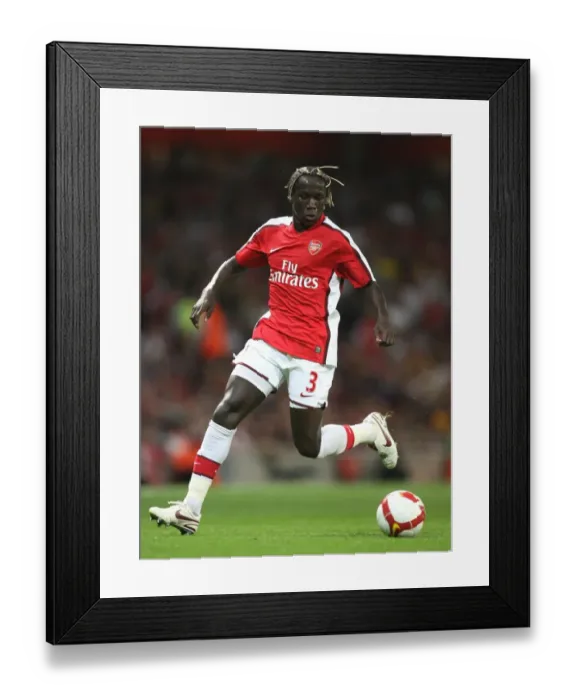 Framed Print : Arsenal's Unstoppable Force: Bacary Sagna Shines in 4-0 UEFA Champions League Victory over FC Twente, Emirates Stadium, 2008 Framed Print : Arsenal's Unstoppable Force: Bacary Sagna Shines in 4-0 UEFA Champions League Victory over FC Twente, Emirates Stadium, 2008