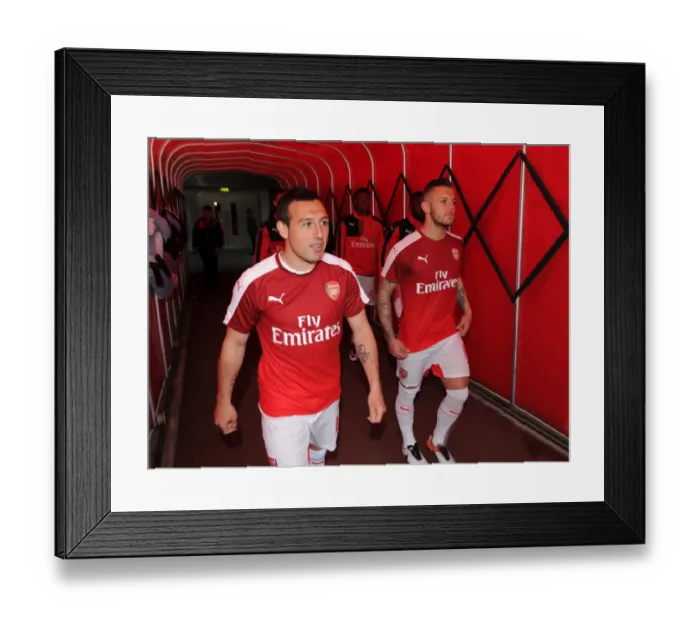 Framed Print : Arsenal's Cazorla and Wilshere Gear Up for Aston Villa Battle (2015-16) Framed Print : Arsenal's Cazorla and Wilshere Gear Up for Aston Villa Battle (2015-16)