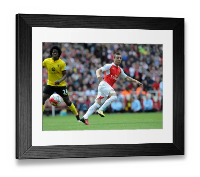 Framed Print : Arsenal's Santi Cazorla in Action: Arsenal vs. Aston Villa (Premier League 2015-16) Framed Print : Arsenal's Santi Cazorla in Action: Arsenal vs. Aston Villa (Premier League 2015-16)