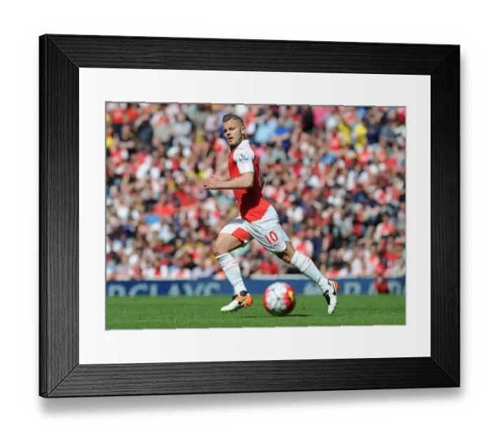 Framed Print : Jack Wilshere in Action: Arsenal vs. Aston Villa (Premier League 2015-16) Framed Print : Jack Wilshere in Action: Arsenal vs. Aston Villa (Premier League 2015-16)