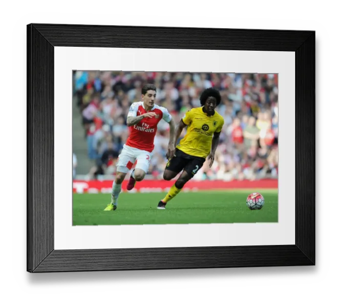 Framed Print : Bellerin vs Sanchez: Clash of the Titans in Arsenal vs Aston Villa (2015-16) Framed Print : Bellerin vs Sanchez: Clash of the Titans in Arsenal vs Aston Villa (2015-16)