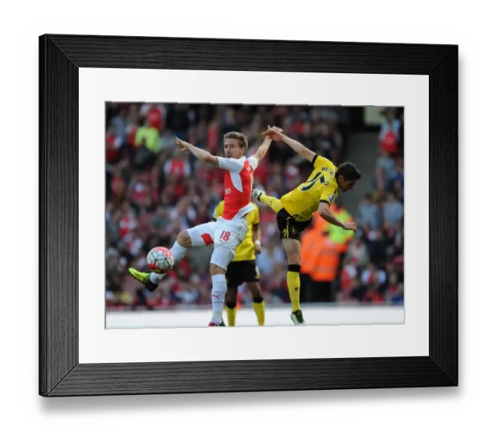 Framed Print : Monreal vs. Westwood: A Premier League Showdown at Emirates Stadium (Arsenal vs. Aston Villa, 2015-16) Framed Print : Monreal vs. Westwood: A Premier League Showdown at Emirates Stadium (Arsenal vs. Aston Villa, 2015-16)