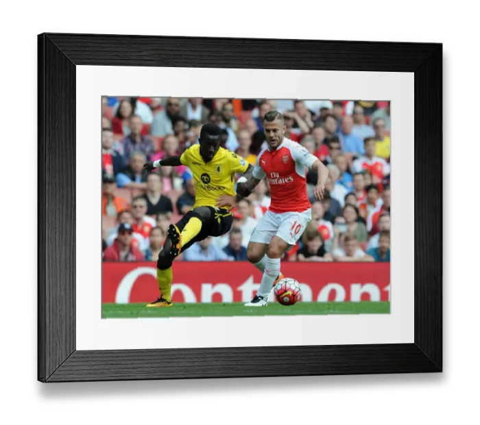 Framed Print : Arsenal vs. Aston Villa Showdown: Wilshere vs. Gana Clash (2015-16) Framed Print : Arsenal vs. Aston Villa Showdown: Wilshere vs. Gana Clash (2015-16)