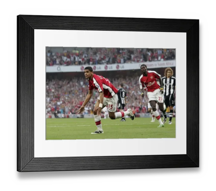 Framed Print : Denilson's Triumph: Arsenal's 3-0 Victory over Newcastle United (August 30, 2008) Framed Print : Denilson's Triumph: Arsenal's 3-0 Victory over Newcastle United (August 30, 2008)