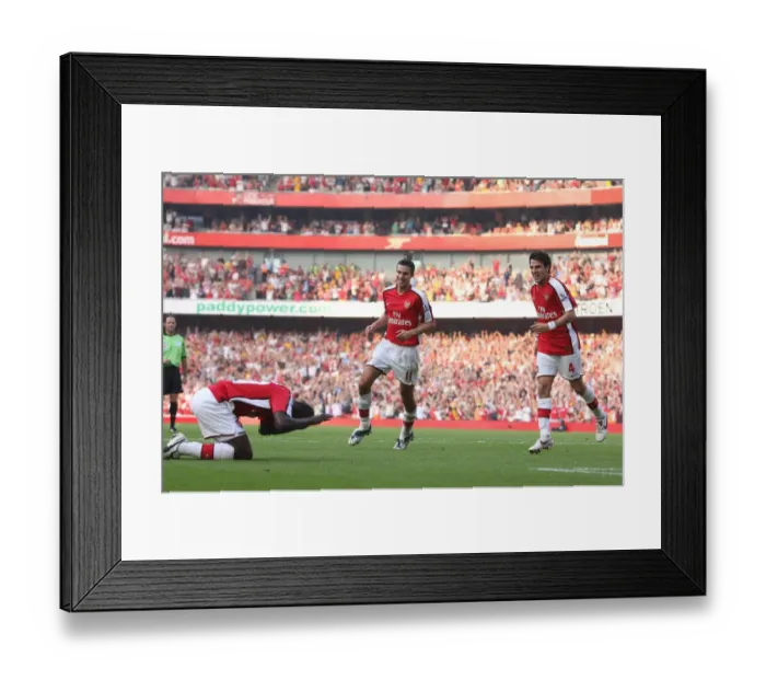 Framed Print : Robin van Persie's Double: Arsenal's 3-0 Victory Over Newcastle (2008) Framed Print : Robin van Persie's Double: Arsenal's 3-0 Victory Over Newcastle (2008)