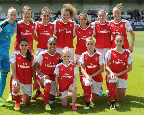 Arsenal Ladies. Arsenal Ladies 2: 0 Notts County. WSL Divison One. Meadow Park. Borehamwood