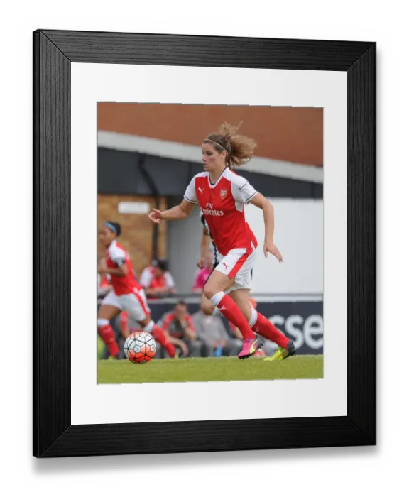 Framed Print : Dominique Janssen (Arsenal Ladies). Arsenal Ladies 2: 0 Notts County. WSL Divison One