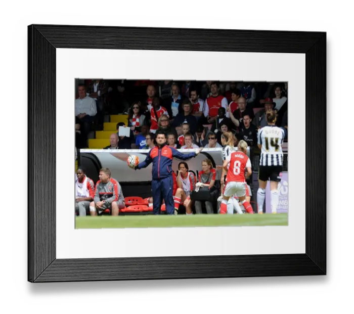 Framed Print : Pedro Martinez Losa (Arsenal Ladies Manager) Framed Print : Pedro Martinez Losa (Arsenal Ladies Manager)